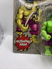Marvel Super Heroes Incredible Hulk Action Figure 1990 Toy Biz Crushing Arm New