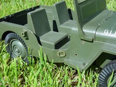 Vintage Gi Joe Jeep, 1965 Motorized Version – WORKS!