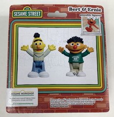 Just Play Sesame Street 2 Pack Bert & Ernie 3″ Posable Figures