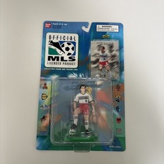 Lot of 10 Bandai Soccer 1996 Action Figures with Player Card Soccer Players New