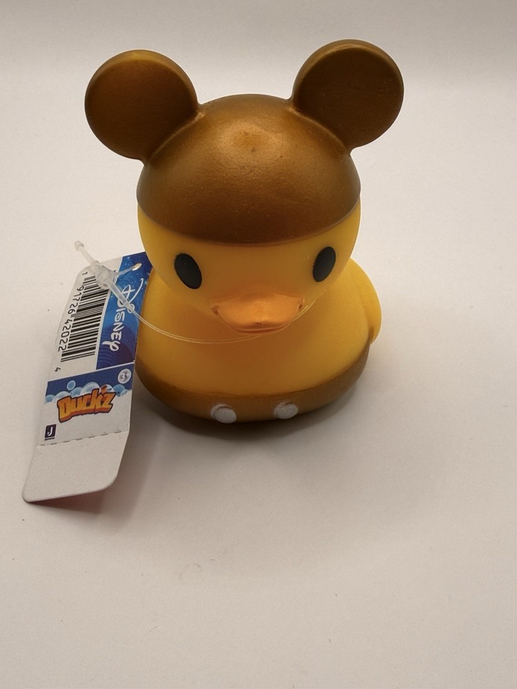 Disney Duckz Rubber Duck Gold Mickey Mouse New With Tags