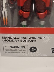 Star Wars Black Series Mandalorian Warrior Holiday Edition 6” Target Exclusive