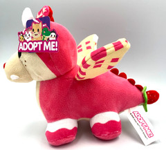 Adopt Me Strawberry Shortcake Bat Dragon Plush Toy 8 inch NWT Uplift Games