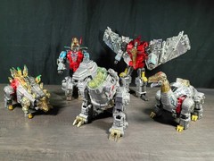 Transformer G Creation Combiner Dino Bots Volcanicus Third Party Complete!