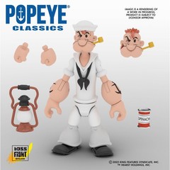 Popeye White Sailor Suit – Popeye Classics Action Figure: Boss Fight Studio Llc
