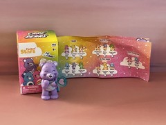 Care Bears Pocket Stars Share Bear holding a lollipop- RARE