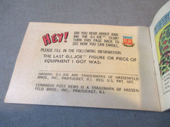 1967- GI JOE AMERICA’S MOVEABLE FIGHTING MAN COMIC BOOK CATALOG-TALKS-HASBRO 5″