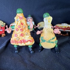 Lot Of 8 Food Fighters 1988 Mattel Action Figures – Read and See Photos