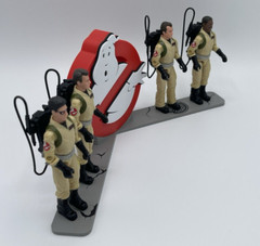 Ghostbusters Plasma Pack 40th Anniversary O-ring Figure Deluxe Stand