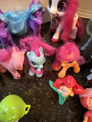 Lot Of 15 Little Pony Horses, Different toys and Makers