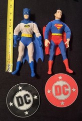 BATMAN & Superman Hasbro DC Super Heroes Silver Age Collection 9″ Figures