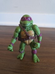 TMNT 1992 Donatello Action Figure Playmates Poseable with Staff 8+ Years