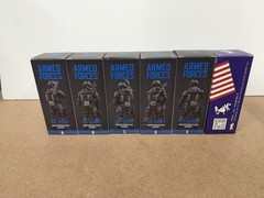 Armed Forces US Army Complete Set Airborne Air Assault 1:18 4″ JoyToy GI Joe MTF