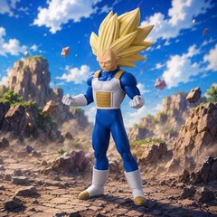 Dragon Ball DAIMA Super Saiyan 3 Vegeta Figure Banpresto Bandai Japan