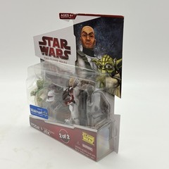 Star Wars Clone Wars Yoda & Clone Trooper Jek Action Figure 2-pk Walmart 2009
