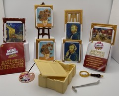 🖼️ New! Mini Brands MASTERPIECES ~ VAN GOGH Lot Of 6 Paintings + Accessories