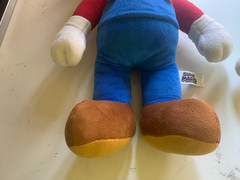 (2-Pack) Super Mario World of Nintendo Jumbo 20 Inch Stuffed Plush Mario & Luigi