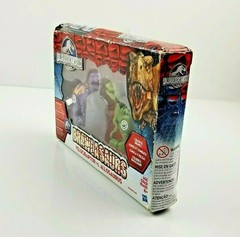 Jurassic World Brawlasaurs Velociraptor vs Allosaurus Figure 2 Pack Open Box