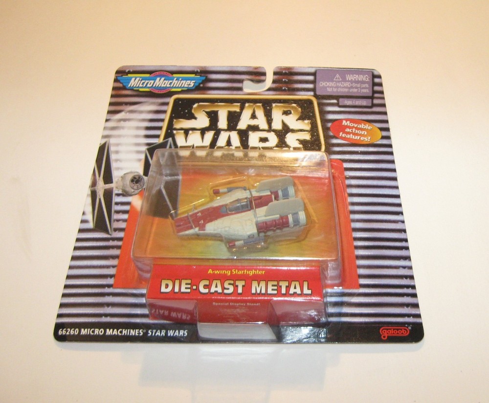 Galoob 1997 Star Wars Micro Machines – Red A-Wing Starfighter