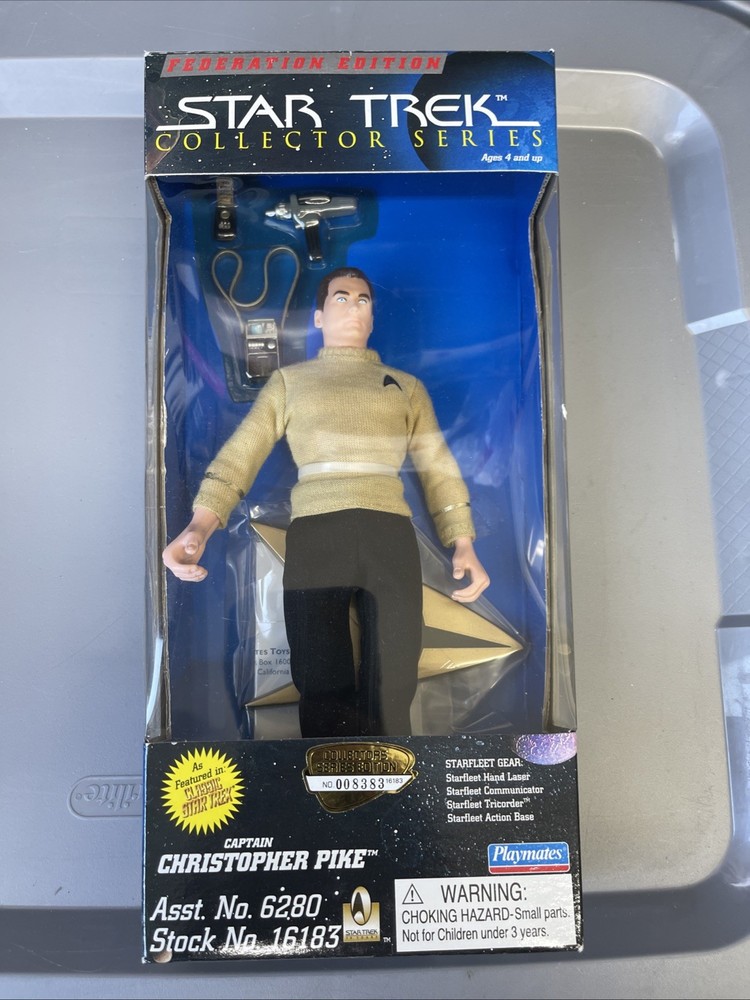 Star Trek Captain Christopher Pike 9″ Figure Collector Series Starfleet Editon