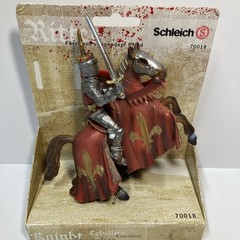 Schleich 70018 Knight Reared Up Horse Fleur de Lis Prince Customized Paint? READ
