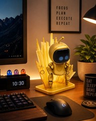 Astro Bot Gold Vinyl Figure 7-Inch by CultureFly – Limited Edition – New Sealed