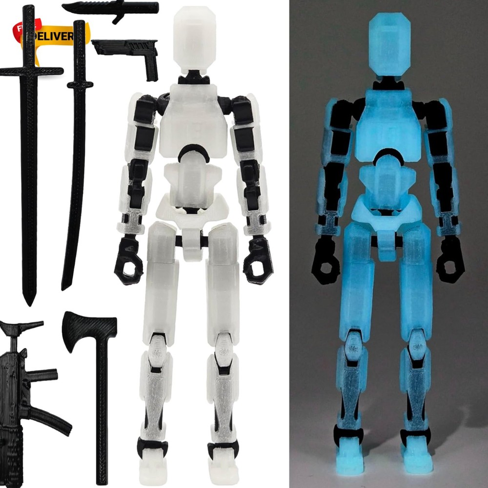 Pre-Assembled Titan 13 Action Figure – Soozafone’s Unique Glow-in-the-Dark Toy
