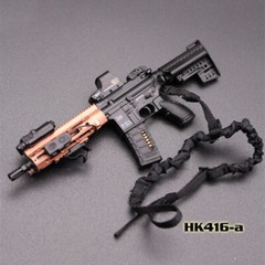 1:6 Scale HK416 M4 Plastic Assault Rifle Weapon Gun Fit 12” Soldier Figure