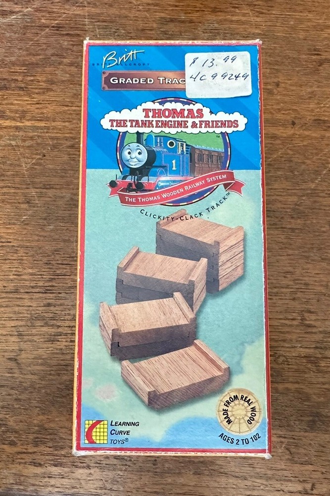 1995 Learning Curve Britt Allcroft Thomas Train 24 Graded Track Risers!