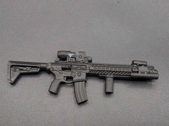 1/12 scale 3D printed sig MCX Carbine Rifle for classified marvel legends
