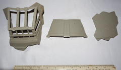 1993 Jurassic Park Command Compound Playset Parts Dino Battle Damage Lot Pieces