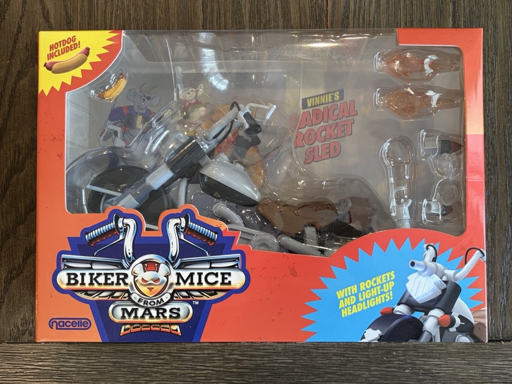 2024 NACELLE Biker Mice From Mars THROTTLE’S MARTIAN MONSTER BIKE with HOT DOG