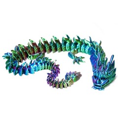 26.77inch 3D Printed Dragon Model,Articulated Animals figure,Toys Home Decor