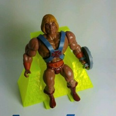 Throne 3d printed for king hiss comic bk ver color varies