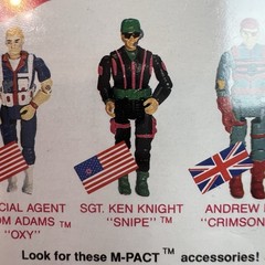 Toymax M PACT Sgt. Ken Knight, Snipe Figure 1991 M P.A.C.T. Sealed New MOC