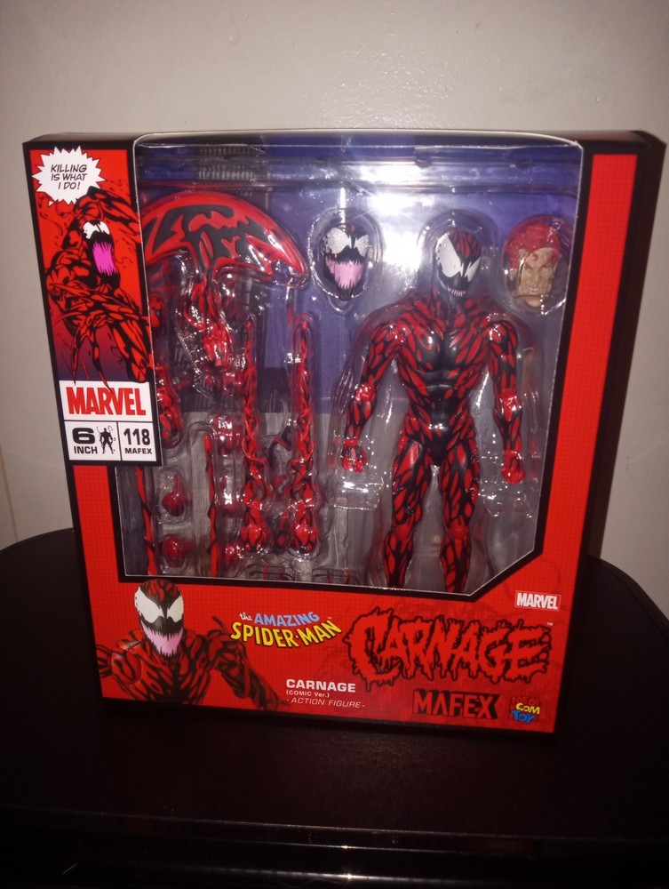 MAFEX No.118 Carnage (Comic Ver.) 2026 Reissue (US SELLER) Brand New Authentic
