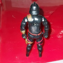 GI Joe Hasbro 1988 Cobra Black Red Gold Action Figure Plastic