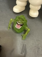 2009 Ghostbusters Toys Figure Lot + Slimer & 2017 Playmobil Stay Puft AS IS READ