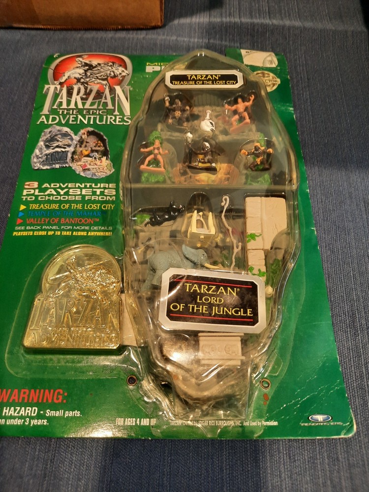 Tarzan: The Epic Adventures Micro Action Playset Treasure of the Lost City 1995