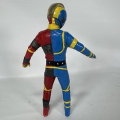 Pre-Owned Bandai Soft Vinyl Spirit 1 Andoroid Kikaider Figure 2004 US SELLER