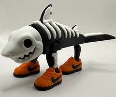 Halloween Tralalero Tralala | Italian Brainrot 3D Printed Figurine