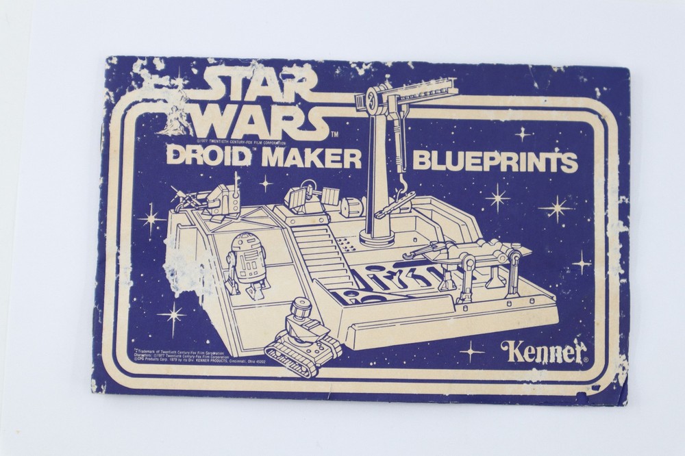 Star Wars Droid Maker Blueprints by Kenner 1977