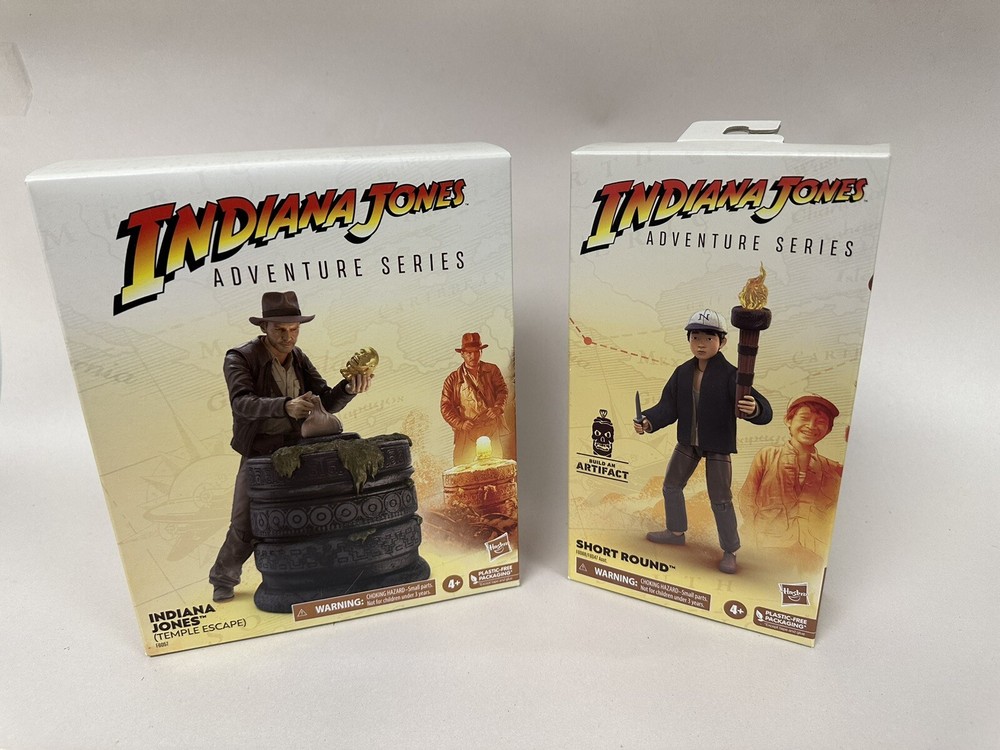 Indiana Jones Temple Escape & Short Round Action Figures Set NIB – Ready to Ship