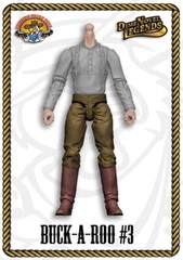 Dime Novel Legends 1:18 scale (4″) action figure Buck-A-Roo #3 blank body