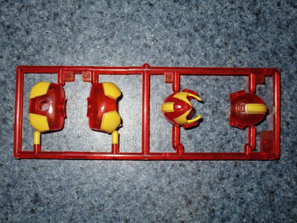Bandai Rockman X Mega Man Armor Double Impact CLEAR ORANGE HELMET CHEST Part Lot