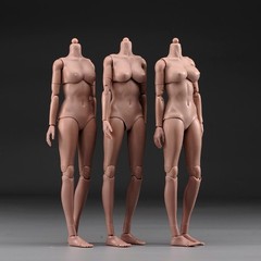 USA TQ0525 1/6 Female Soldier Suntan Skin Middle Breast Action Figure Body Model