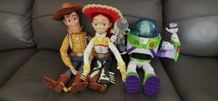 VTG Toy Story Lot Jessie, Woody Pull Sting, Power Blaster Buzz ALL WORKING TALK