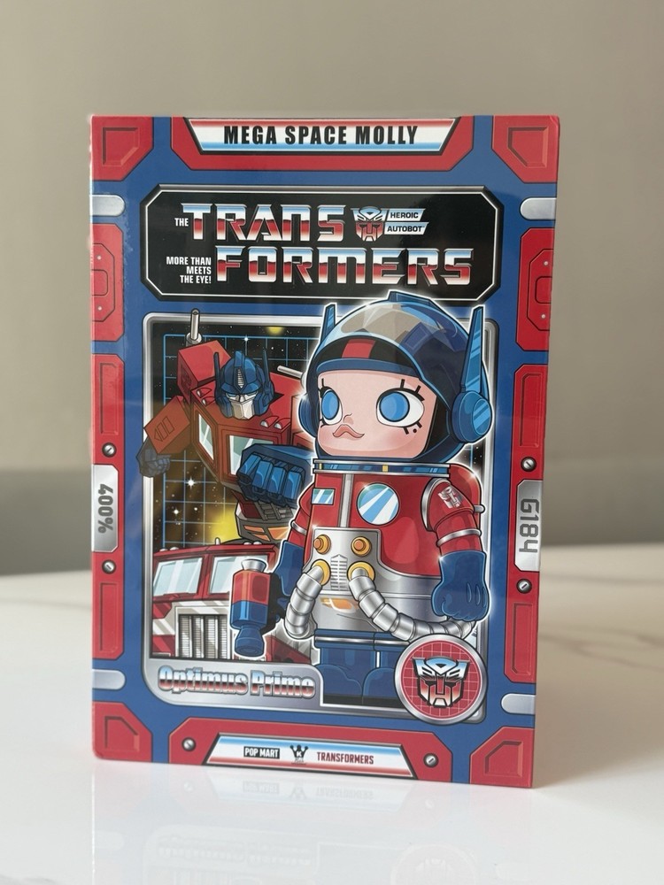POPMART MEGA SPACE MOLLY 400% OPTIMUS PRIME ✅ New Sealed ‼️US Seller