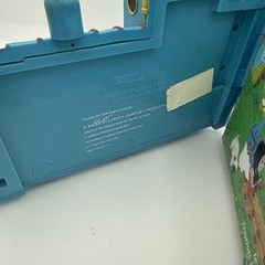 Vintage 1994 Ertl Thomas the Train One Blue Engine Book Plastic Rubber Push Toy