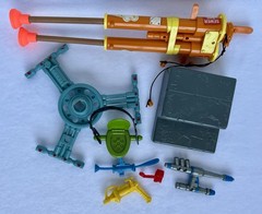 Vtg 1980’s-90’s TMNT Action Figure Parts & Accessories Lot 8 Pc Pre Owned 5.5oz